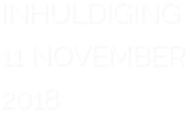 INHULDIGING 11 NOVEMBER 2018